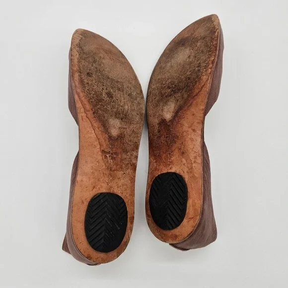 CYDWOQ Vintage style leather mary jane brown sandals sz 42 - Picture 3 of 5